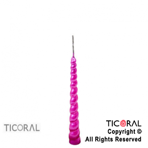 VELA 2317 TORNEADA FUCSIA x 1